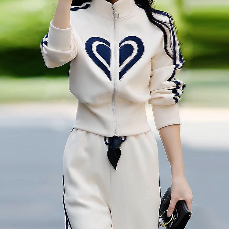 Women's sports sweatshirt set